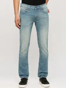 Pepe Jeans Men Blue Slim Fit Heavy Fade Stretchable Jeans