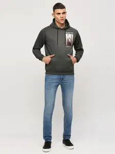 Pepe Jeans Graphic Printed Hooded Pure Cotton Sweatshirt