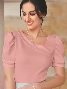 Dream Beauty Fashion V-Neck Puff Sleeve Top