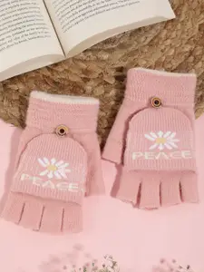 ELLIS Women Knitted 2-In-1Gloves