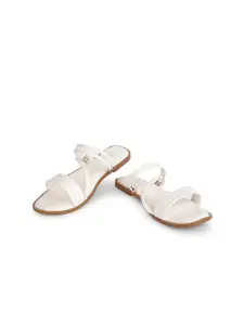 stylzrepublic Multi Strap Open Toe Flats