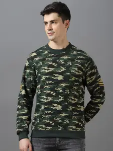 Urbano Fashion Men Camouflage Print Sweatshirt