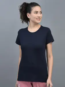 Dollar Missy Rapid-Dry Round Neck Slim Fit Sports T-shirt