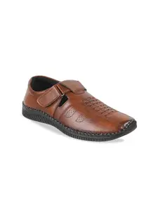 WALKWAY by Metro Men Textured Shoe-Style Sandals