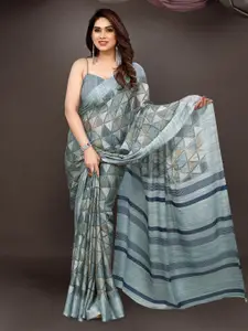 KALINI Geometric Printed Saree