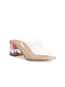 ERIDANI Crystalline Transparent Heels