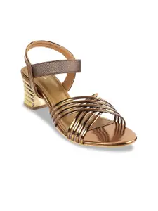 Mochi Strappy Open Toe Block Heels