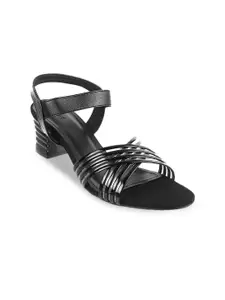 Mochi Strappy Open Toe Block Heels
