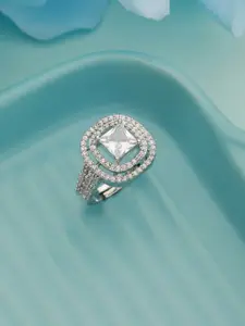 Saraf RS Jewellery AD Studded Band Finger Ring