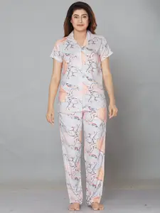 July Abstract Printed Night suit
