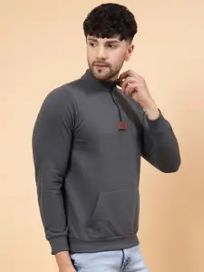 Rigo Mock Collar Fleece Sweatshirt