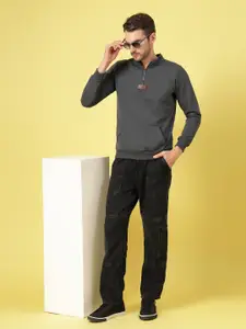 Rigo Solid Pullover Casual Sweatshirt