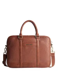 Gauge Machine 16" Tan Woven Laptop Bag