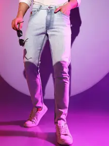 Campus Sutra Men Smart Skinny Fit Clean Look Heavy Fade Stretchable Jeans