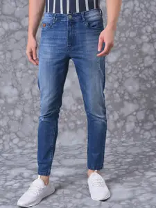 Campus Sutra Men Smart Slim Fit Clean Look Heavy Fade Stretchable Jeans