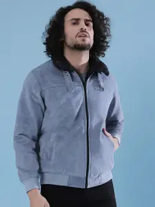 Campus Sutra Suede Windcheater Tailored Jacket