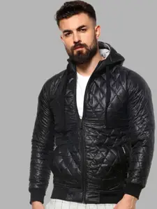 Campus Sutra Hooded Windcheater Puffer Jacket