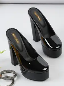 Flat n Heels Round Toe Platform Heels