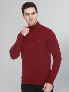 GODFREY High Neck Long Sleeves Wool Pullover
