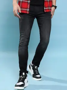 HIGHLANDER Men Skinny Fit Clean Look Light Fade Whiskers Stretchable Jeans