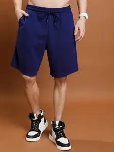 KETCH Men Mid Rise Popcorn structured Shorts