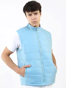 KETCH Mock Collar Sleeveless Padded Jacket