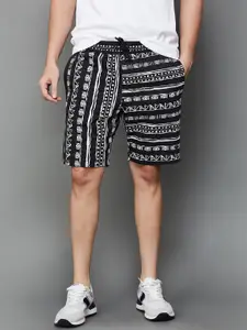 Forca by Lifestyle Men Geometric Printed Cotton Shorts