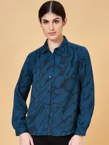 Annabelle by Pantaloons Abstract Printed Shirt Style Top