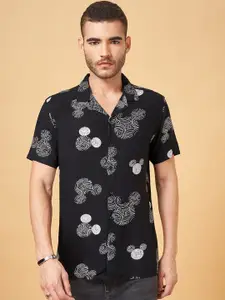 SF JEANS by Pantaloons Slim Fit Opaque Printed Casual Shirt