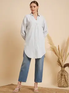 MINT STREET Comfort Checked Oversized Casual Shirt