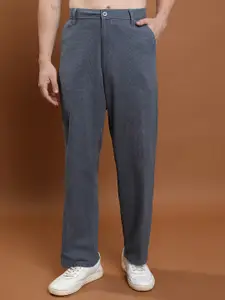 HIGHLANDER Men Mid-Rise Cotton Regular Loose Fit Trousers