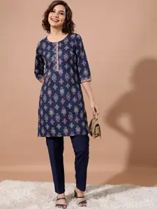 Vishudh Ethnic Motifs Printed Kurta