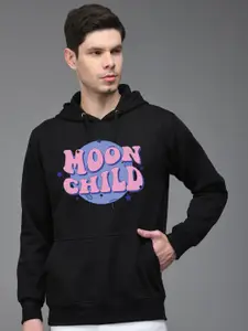 The Modern Soul Typography Printed Hooded Sweatshirt