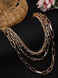 DressBerry Gold-Plated Layered Necklace