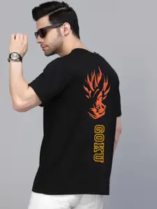 Elibolz Graphic Printed Cotton Oversized T-shirt