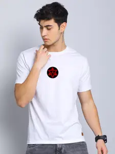 Elibolz Graphic Printed Round Neck Cotton Regular T-shirt