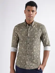 LINDBERGH Slim Fit Floral Opaque Printed Casual Shirt