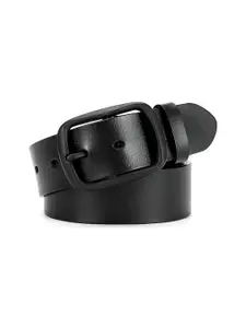 The Roadster Lifestyle Co. Men Black Leather Belt