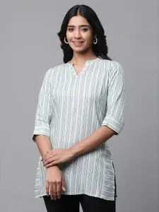 AURELIA Striped Straight Kurti