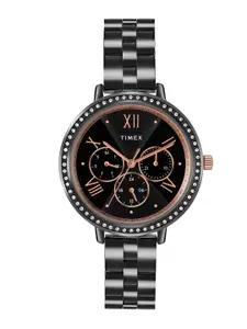 Timex Women Water Resistance Stainless Steel Multi Function Analogue Watch TW000Z505