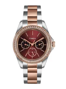 Timex Women Water Resistance Stainless Steel Analogue Watch TW000Z401