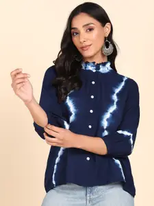 Maaesa Tie & Dye Printed Relaxed Regular Fit Opaque Casual Shirt