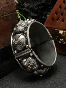 Sangria Silver-Plated Oxidised Bracelet