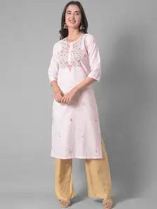 Dollar Missy Floral Embroidered Stone & Beads Regular Kurta