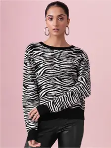 FabAlley Animal Printed Sweater