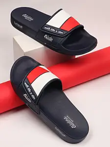 WELCOME Men Colourblocked Sliders