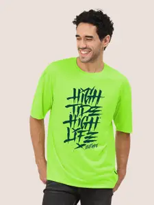 Leotude Typography Printed Oversized Fit Casual T-shirt