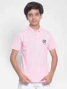 Crimsoune Club Boys Polo Collar Casual T-shirt