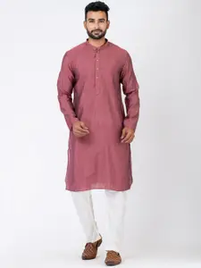 HU - Handcrafted Uniquely Striped Kurta With Trousers
