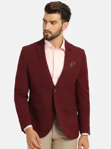 Blackberrys Single-breasted Dobby Slim-fit Formal Blazer